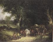 William Shayer Carging Timber in the New Forest (mk37) oil painting picture wholesale